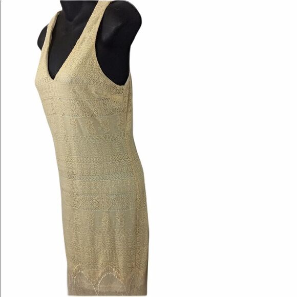 Lush Lace Cream Maxie Dress Small - Picture 5 of 8